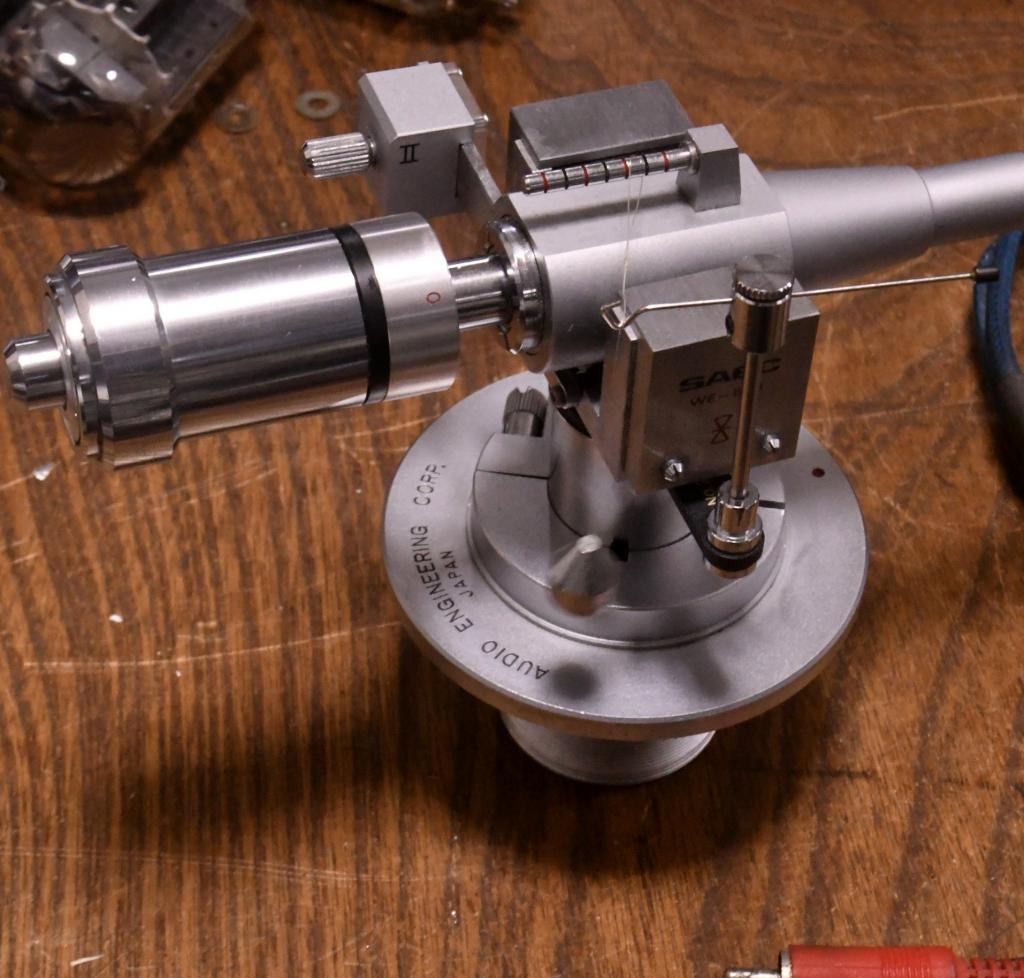 SAEC WE-506/30 12 inches long tonearm with headshell UL-3X, cable * VG condition