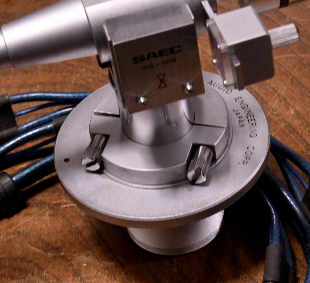 SAEC WE-506/30 12 inches long tonearm with headshell UL-3X, cable * VG condition
