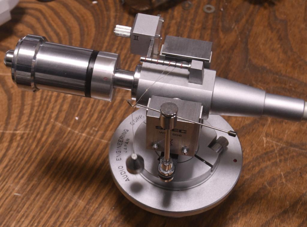 SAEC WE-506/30 12 inches long tonearm with headshell UL-3X, cable * VG condition