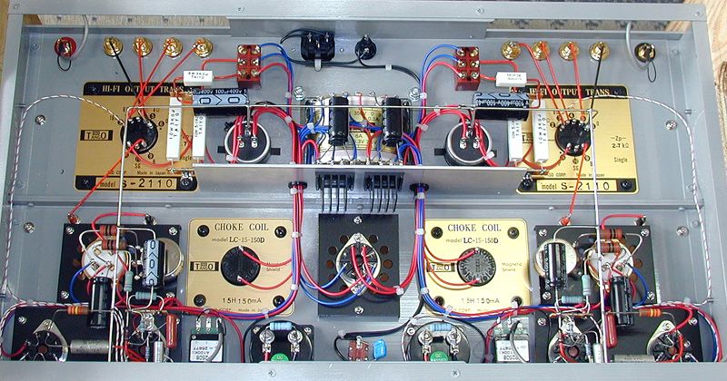 Valve World 808 tube amplifier class A2, dynamic coupling