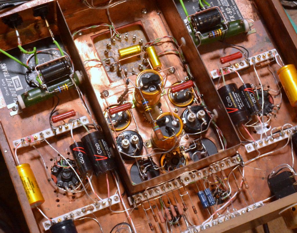 Special order made EL-156SE tube amp with Hirata TANGO OPT