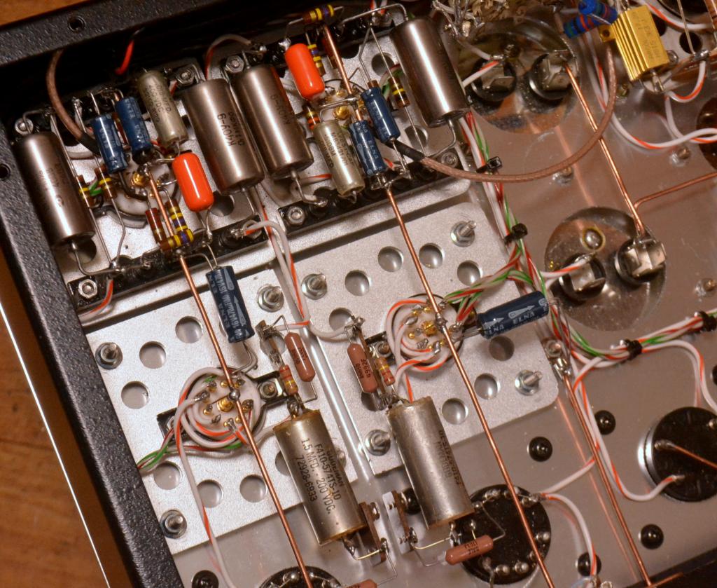  WE396A MM phono preamp CR type with NP-216 ouput transformer * 6L6 tube for regulation