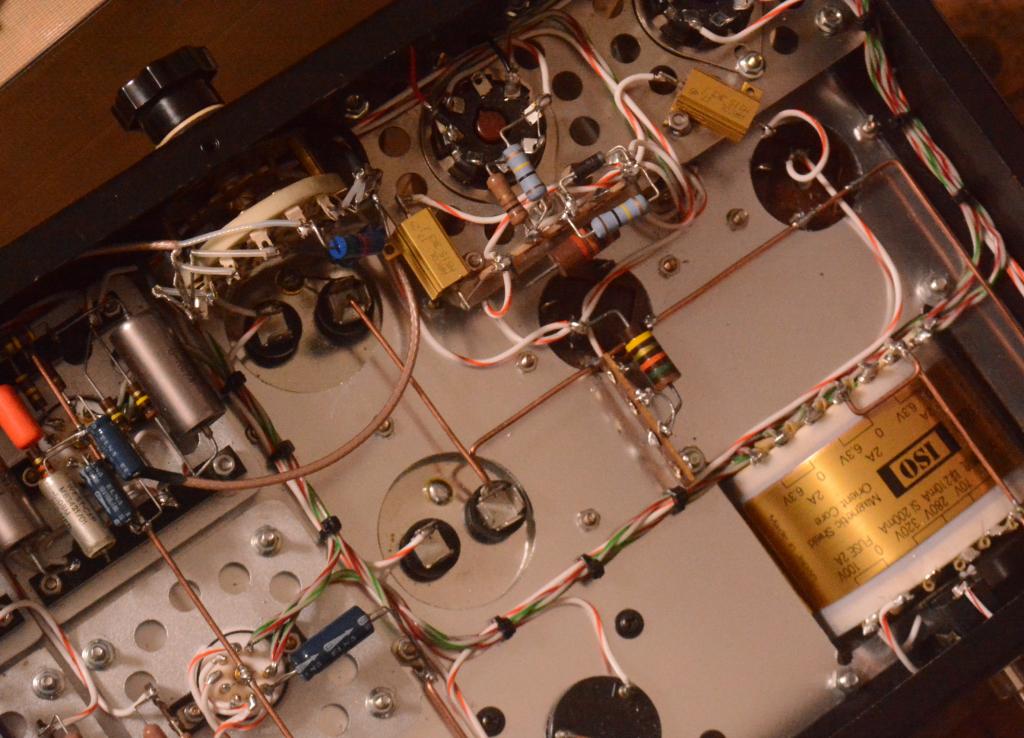  WE396A MM phono preamp CR type with NP-216 ouput transformer * 6L6 tube for regulation