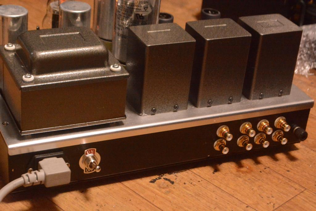  WE396A MM phono preamp CR type with NP-216 ouput transformer * 6L6 tube for regulation