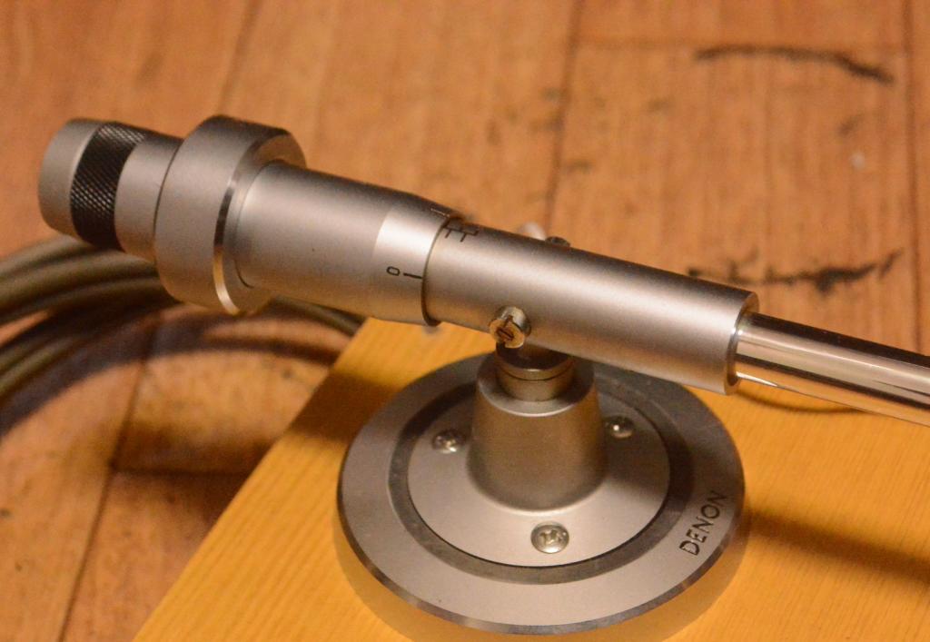 Nippon Columbia Denon DA-304 tonearm with original headshell * PERFECT