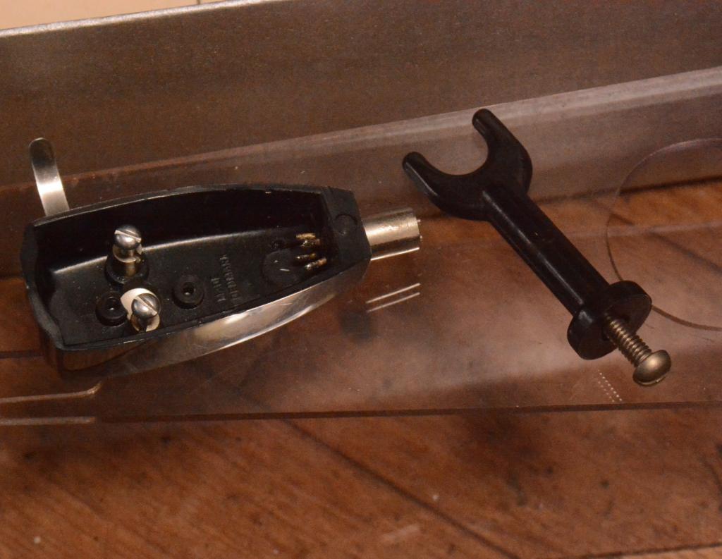 Early 50s year Ortofon (ESL) tonearm with original headshell, box