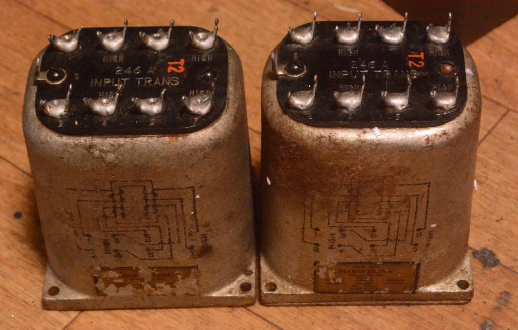 30s YEAR Western Electric interstage transformer 246-A from WE 49 tube amp