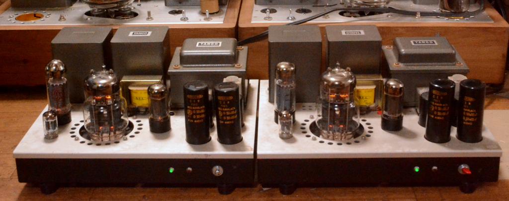 6C33C SE mono block x2  tube amplifier with EL-34 drive tube