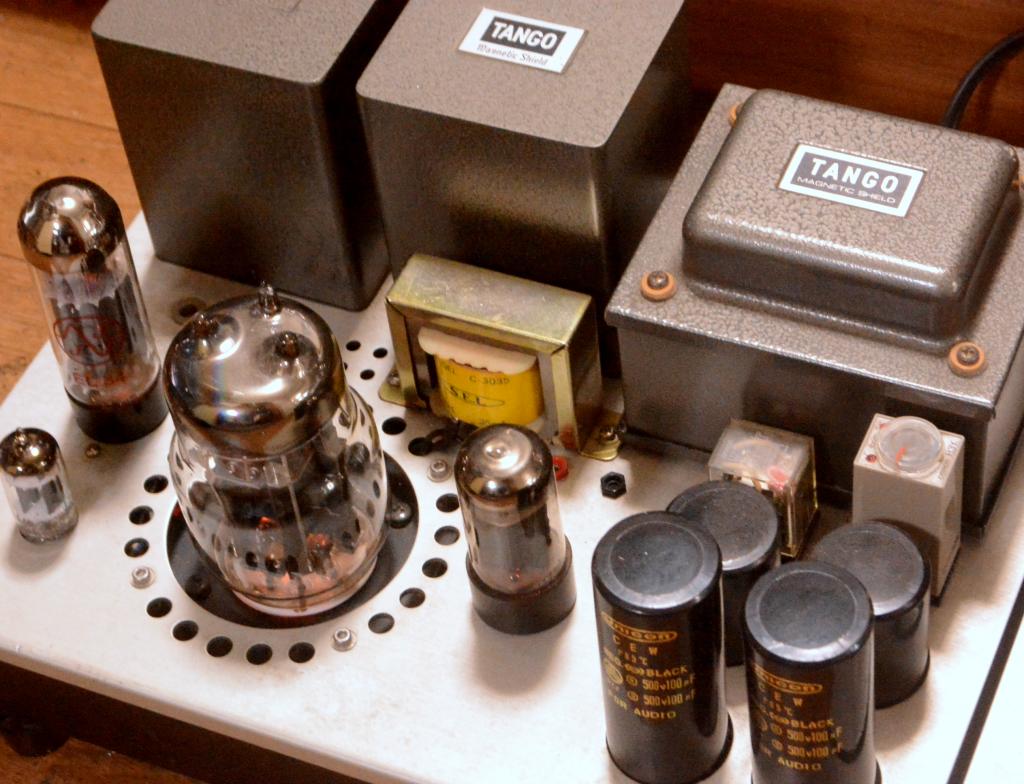 6C33C SE mono block x2 tube amplifier with EL-34 drive tube