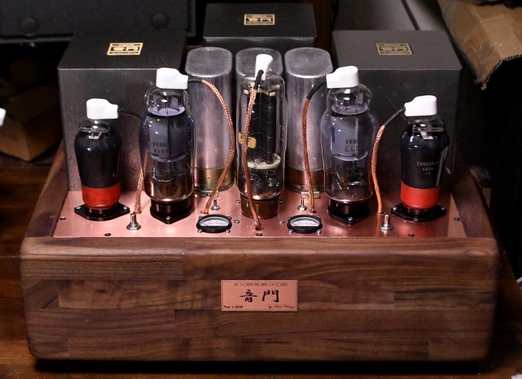 Special made TESLA  EL-50 drive EL-51 tube amp, all top plate tube