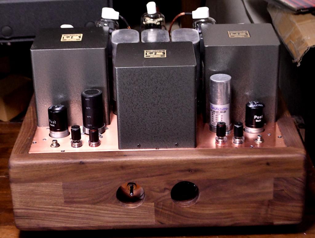 Special made TESLA  EL-50 drive EL-51 tube amp, all top plate tube