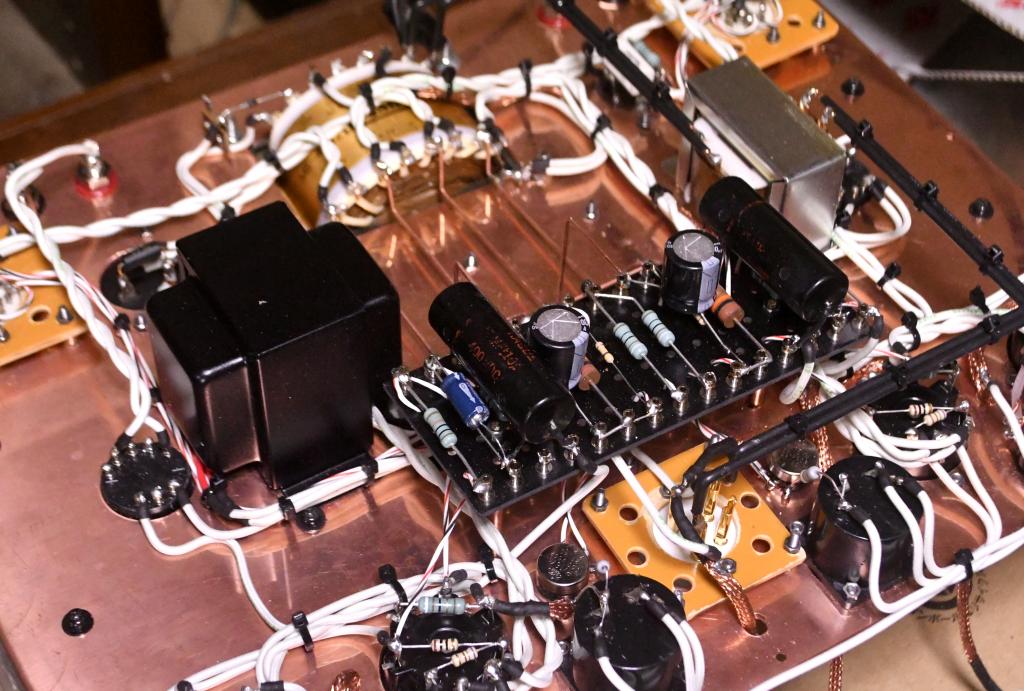 Special made TESLA  EL-50 drive EL-51 tube amp, all top plate tube