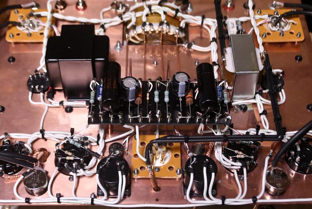 Special made TESLA  EL-50 drive EL-51 tube amp, all top plate tube