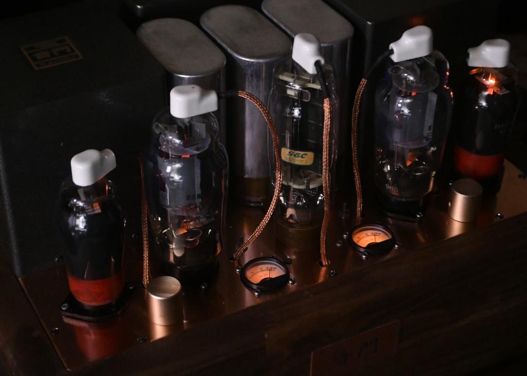 Special made TESLA  EL-50 drive EL-51 tube amp, all top plate tube