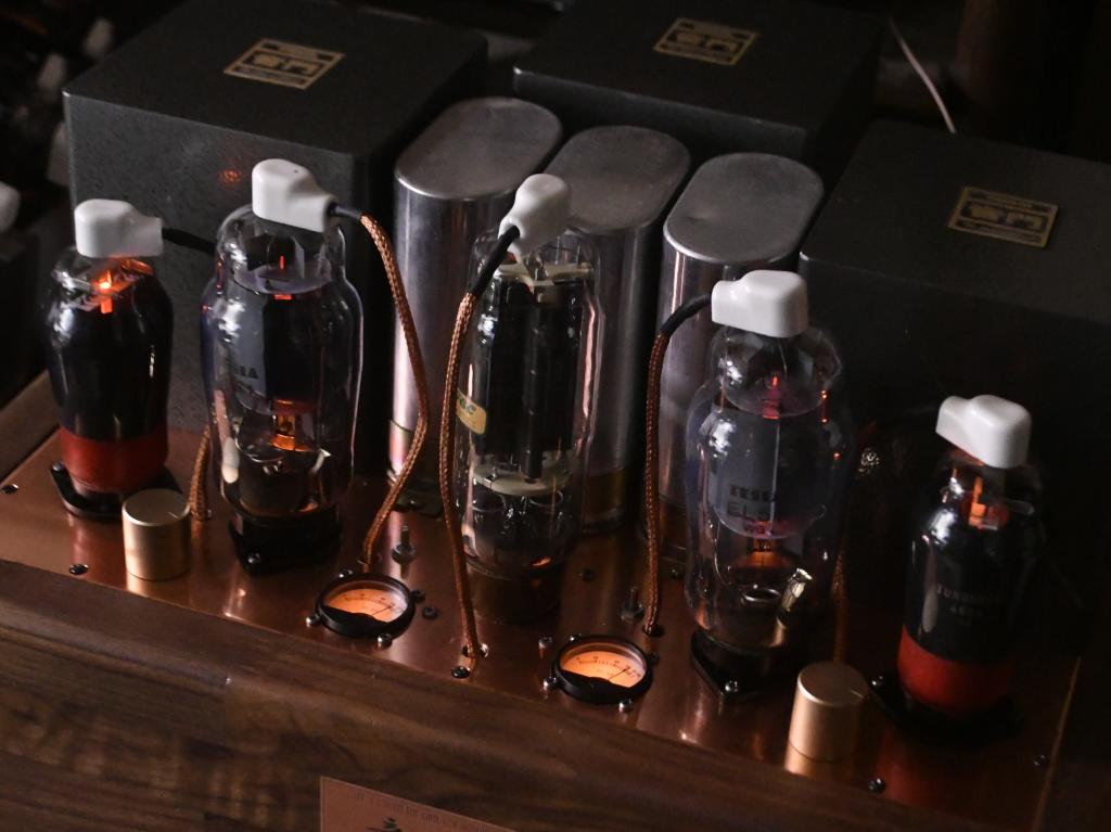 Special made TESLA  EL-50 drive EL-51 tube amp, all top plate tube