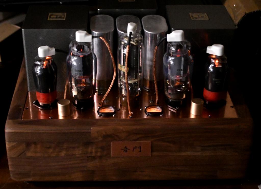 Special made TESLA  EL-50 drive EL-51 tube amp, all top plate tube