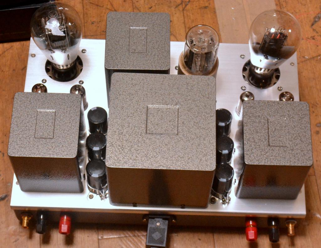 special order made 50 tube SE stereo amplifier pure class A1