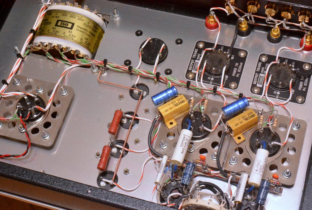 45 SE tube amplifier/preamp/buffer amp driving tube 717A