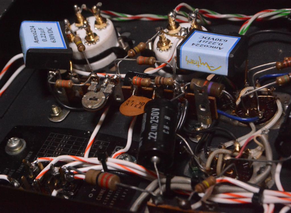 45 push pull tube amplifier on MQ-60 chassis