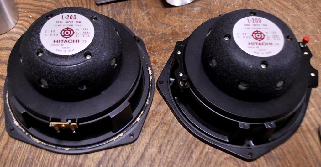 Legend 70s year Lo-D (Hitachi) L-200 20cm(8 inches) woofer x 2 Alnico magnet