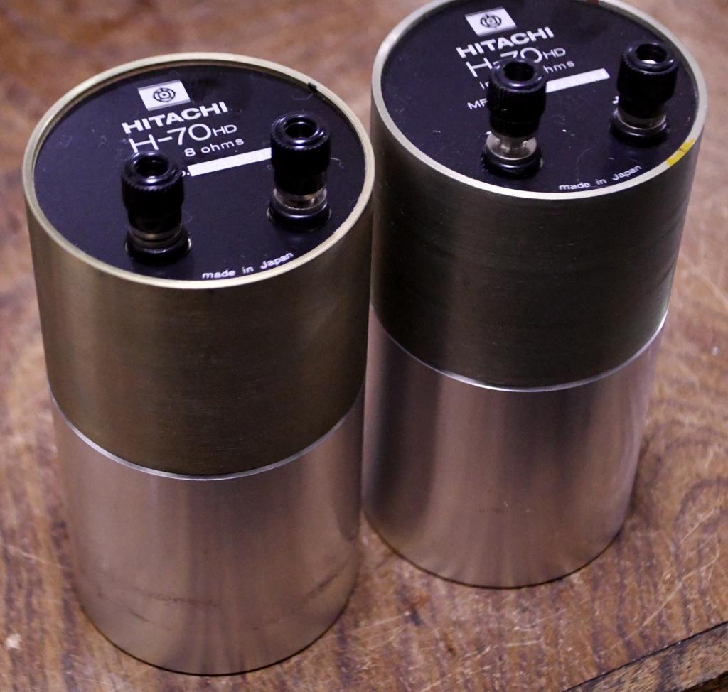 Legend 70s year special order made Lo-D (Hitachi) H-70HD horn tweeter x 2