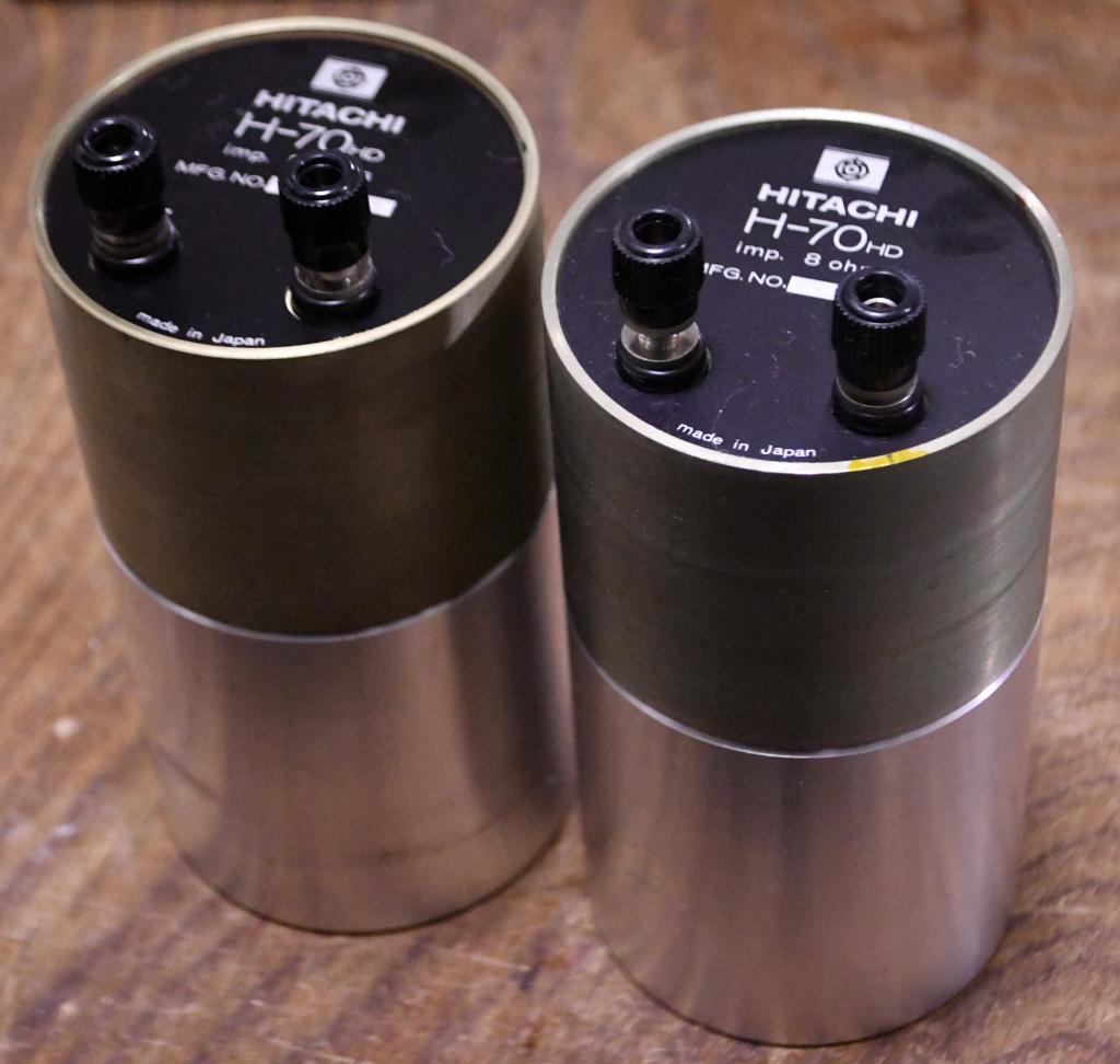 Legend 70s year special order made Lo-D (Hitachi) H-70HD horn tweeter x 2