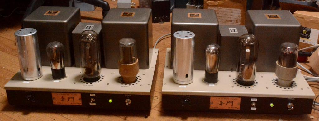Western Electric 91B type PX-4, PX-25 mono block x 2 tube amplifier with X-3.5S transformer
