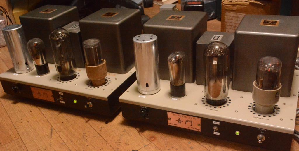 Western Electric 91B type PX-4, PX-25 mono block x 2 tube amplifier with X-3.5S transformer